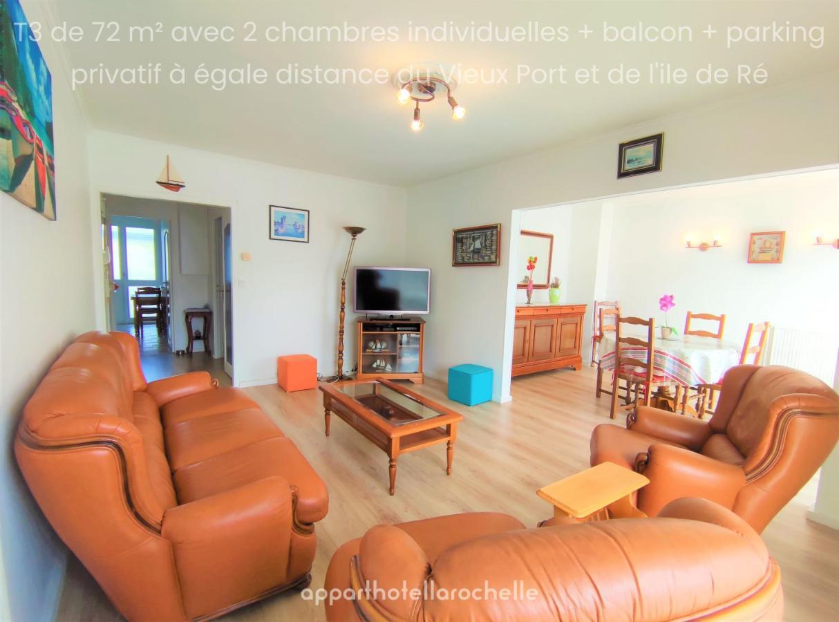 5 appartements indépendants situés à mi-chemin entre le Vieux Port et le Pont de l île de Ré La Rochelle  Esterno foto